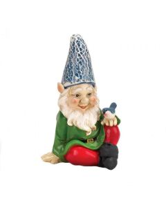 CHEERY GNOME SOLAR STATUE